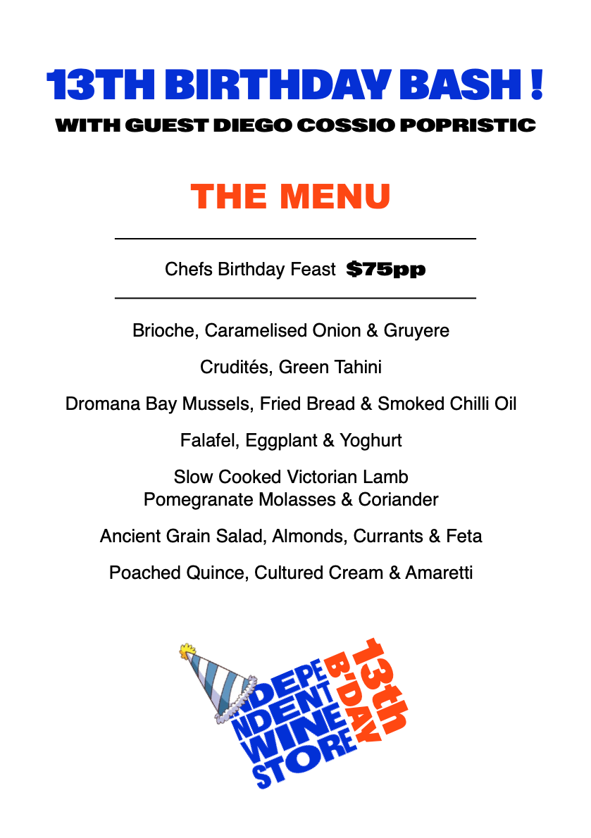 TICKET :: GUEST CHEF 13th Birthday