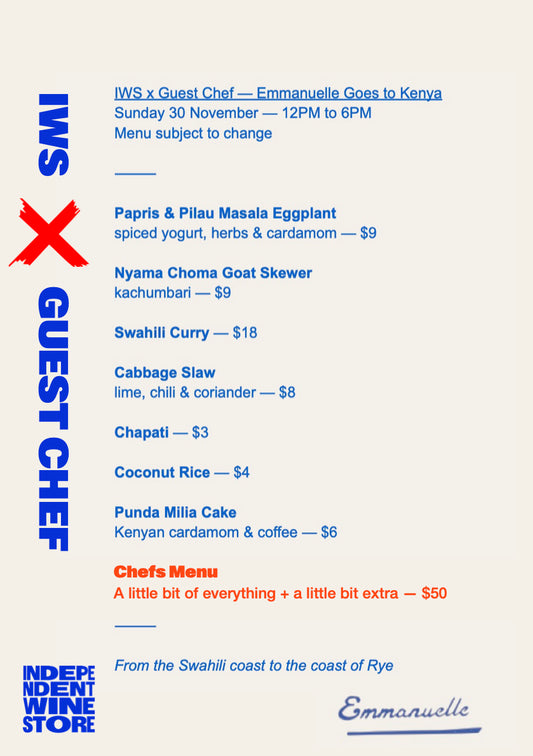 Add On :: Guest Chef CHEFS MENU